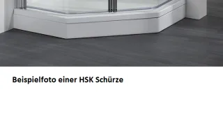 HSK Acryl Schürze 11 cm hoch, für HSK Viertelkreis Duschwanne 80 x 90 cm 505009-manhattan