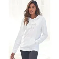 Bench. Loungewear Kapuzensweatshirt mit glänzender Logostickerei, Loungeanzug, Hoodie