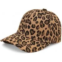 Zaewry Baseball Cap Damen Cap, Baseballkappe mit Leopardenmuster, Damen Verstellbar Cappy, Atmungsaktiv Einheitsgröße Baseball