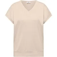 CECIL Kurzarmshirt Solid V-Neck Shirt