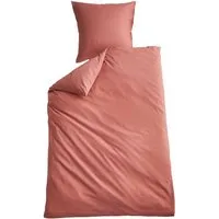 Shangrila Wendebettwäsche, Microsatin, 2 teilig, Microsatin 1 Bettbezug 1 Kissenbezug Pflegeleicht Atmungsaktiv 202090