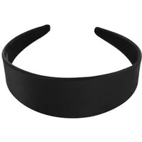axy Haarreif Breiter Haarreif mit Satin bezogen, Vintage Klassik-Look Damen Haareifen Haarband