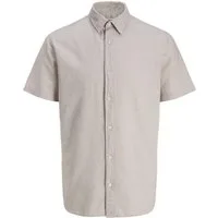 Jack & Jones Flanellhemd JJEBREEZE LINEN BLEND SHIRT S/S SN
