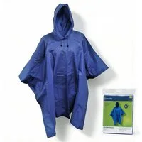 Gravidus Regenponcho Regenponcho mit Kapuze blau Unisex (1-St)