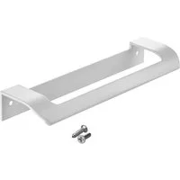 SO-TECH® Möbelgriff LYS Bohrlochabstand (BA) 160 mm Schrankgriff Schubladengriff (1-St), Griff passend für Schiebe- oder Falttüren, Weiß matt