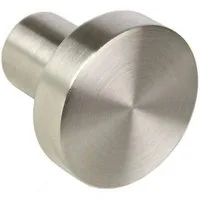 SO-TECH® Möbelknopf Schrankknopf EK03 echt Edelstahl, Knopf Knauf Möbelknauf incl. Schraube