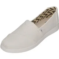TOMS ALPARGATA PLUS Espadrille White Recycled Cotton