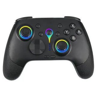 K22/K23 Wireless Gaming Controller with 1KHz Hall Effect Joysticks Tri Mode 6 Axis Gyro RGB Vibration for PC Switch iOS