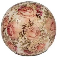 formano Dekokugel Kugel Rosen Steingut Deko Antik oder Blüten 12cm