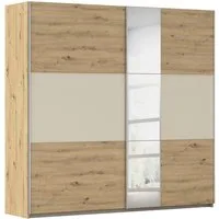 OTTO home Kleiderschrank Mehrzweckschrank Aktenschrank Möbel Mietswohnung TOPSELLER ASTANA (3 Ausstattungen BASIC/CLASSIC/PREMIUM (inkl. SOFT-CLOSE-FUNKTION) mit 3 Spiegelelementen, Metallgriffleisten alufarbig MADE IN GERMANY