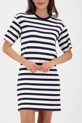 monari - Sweatkleid mit Streifen marine ringel - Gr. - 44