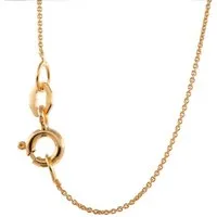 HOPLO Goldkette Goldkette Ankerkette Länge 50cm - Breite 0,8mm - 750-18 Karat Gold, Made in Germany