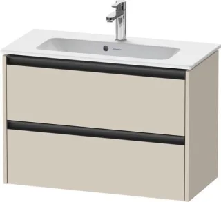 Duravit Ketho.2 Waschtischunterbau wandhängend Taupe Supermatt 810x390x549 mm - K25256083830000 K25256083830000