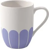 Villeroy & Boch Becher Henkelbecher 0,29 l Fleur bleu, 1-tlg., Premium Porcelain, Henkelbecher, 0,29 l, Premium Porcelain, blau