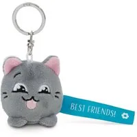 Nici Plüschfigur Nici 62056 Schlüsselanhänger Katze Best Friend! blau 5cm an