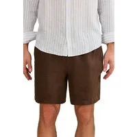 Next Shorts Shorts mit Tunnelzugbund aus schwerem Leinenstoff (1-tlg)