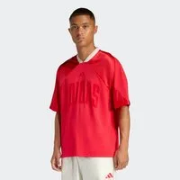 adidas Sportswear T-Shirt STADIUM GRAPHIC MESH lockerer Schnitt, mit V-Ausschnitt, mit auffälliger Grafik