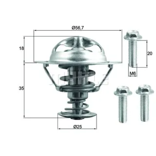 Behr Thermostat mit Dichtung Ford Volvo TX20290D