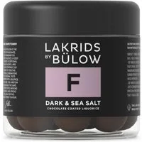 Lakrids by Bülow Süßigkeit Schokoladen-Lakritz F - Dark & Sea Salt (115g)
