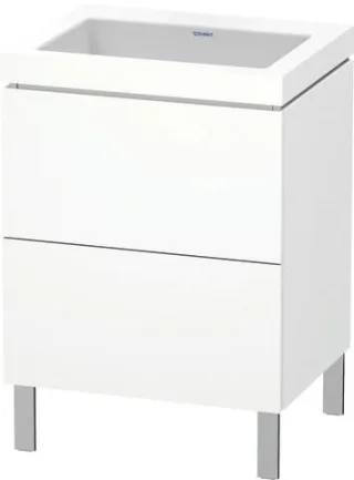 Duravit L-Cube c-bonded Set bodenstehend Weiß 600x480x698 mm - LC6936N8484 LC6936N8484