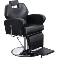 Barberpub Stuhl Barberpub hydraulischer Friseurstuhl Friseursessel 8907BK, Höhenverstellbar