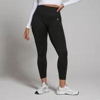 MP Damen Shape Nahtlose 7/8-Leggings — Schwarz - XL