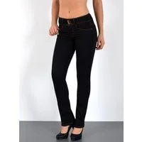 ESRA Bootcut-Jeans Low Waist Jeans Damen Bootcut Stretch Flared Jeans Wide Leg Jeans B2 Wide Leg Jeans Damen Weite Jeans Damen Flared Jeans Bootcut Damen