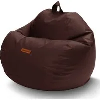 Green Bean Sitzsack Sitzsack Kunstleder Scoop Indoor (Indoor und Outdoor, abwaschbarer Bezug), Bean Bag Sitzkissen Sitzpuff Sitzsessel Bodenkissen Lounge