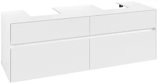 Villeroy & Boch Waschtischunterschrank Collaro C107B0 1600x548x500mm mit Beleuchtung White Matt C107B0MS