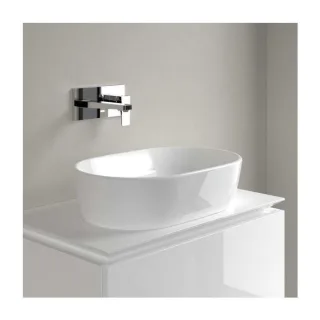 Villeroy und Boch Architectura Aufsatzwaschbecken 5A266001 600 x 400 x 155 mm, Weiß Alpin, mit Überlauf