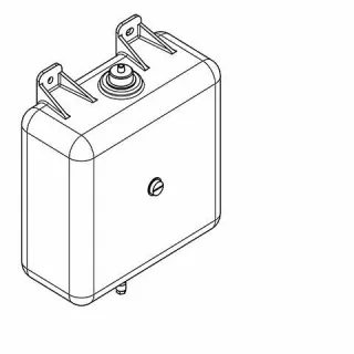 KWC Aquarotter Seifentank, Kunststoff, Hw.-Mont., 4,5 Liter, 2030010128 2030010128