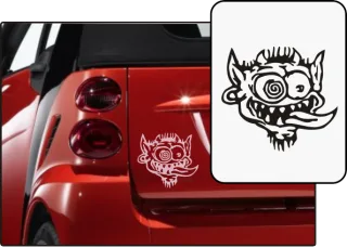 Aufkleber "monster"