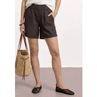 STREET ONE Shorts Sommershort aus Leinen mit Paperbag-Bund