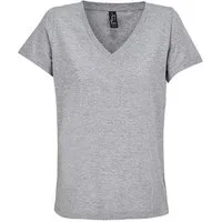 SOLS T-Shirt 1er/2er Pack Damen V-Neck T-Shirt für Frauen Gr. XS bis XXL (2-tlg) aus 100% Baumwolle
