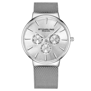 Silber Monaco Quarz 39mm