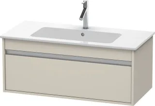Duravit Ketho Waschtischunterbau wandhängend Taupe Matt 1000x475x410 mm - KT642009191 KT642009191