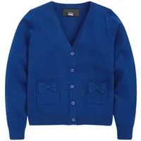 Next Strickjacke Strickjacke mit schleifenverzierten Taschen (1-tlg)