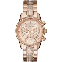 MICHAEL KORS Chronograph BRYANT MK6485, Quarzuhr, Armbanduhr, Damenuhr, Stoppfunktion, Edelstahlarmband