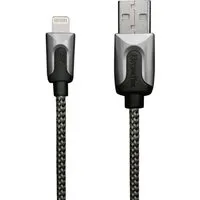 XtremeMac HQ Premium Lightning-Kabel 1m Silber Smartphone-Kabel, USB Typ A, Apple Lightning, Lightning-Stecker Laden + Datenkabel für Apple iPhone, iPad und iPod
