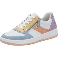 Rieker Sport Sneaker in aktueller Farbkombination, Freizeitschuh, Halbschuh, Schnürschuh
