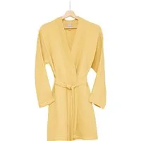 Egeria Morgenmantel Harmony Kimono, Baumwolle, Kimono-Kragen, Gürtel, Mussselinstoff