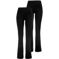 Flashlights Leggings (2er-Pack) mit leicht ausgestelltem Bein