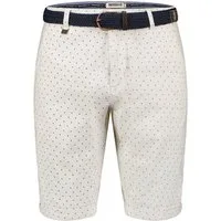 Geographical Norway Chinos Chino Shorts kurze Hose Bermuda Knielang Stoff bequem mit Gürtel short