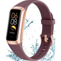 Futicare Fitness-Tracker Smartwatch mit 24/7 Herzfrequenz- & Blutsauerstoffmessung (Schlafmonitor, 1,1" AMOLED Touchscreen, 25 Sportmodi, Schrittzähler & IP68 wasserdicht für Damen & Herren)