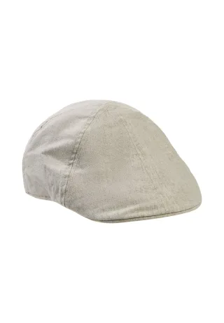 camel active - Flat Cap aus Leinen-Mix light beige - Gr. - XL