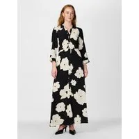 Y.A.S Hemdblusenkleid YASSAVANNA LONG SHIRT DRESS Viskose, loose fit