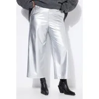 Studio Untold Culotte Culotte Wide Legs Leder-Optik