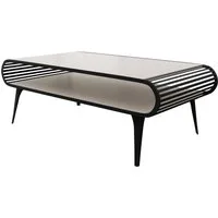MIRJAN24 Couchtisch Aristo (mit Einlegeboden), 120x60x44 cm