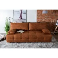 OTTO home Schlafsofa Bella, B: 196 cm, Liegefl. 145x196 cm, Bettfunktion, Bettkasten & 2 Armlehnenkissen, Federkern