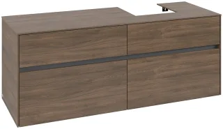 Villeroy & Boch Waschtischunterschrank Collaro C10200 1400x548x500mm Arizona Oak C10200VH